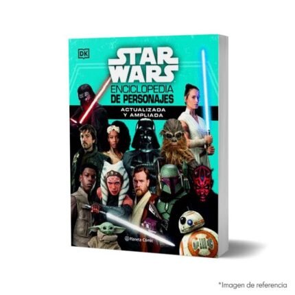 Imagen de portada del Libro Star Wars Nueva enciclopedia de personajes actualizada 9788413429427