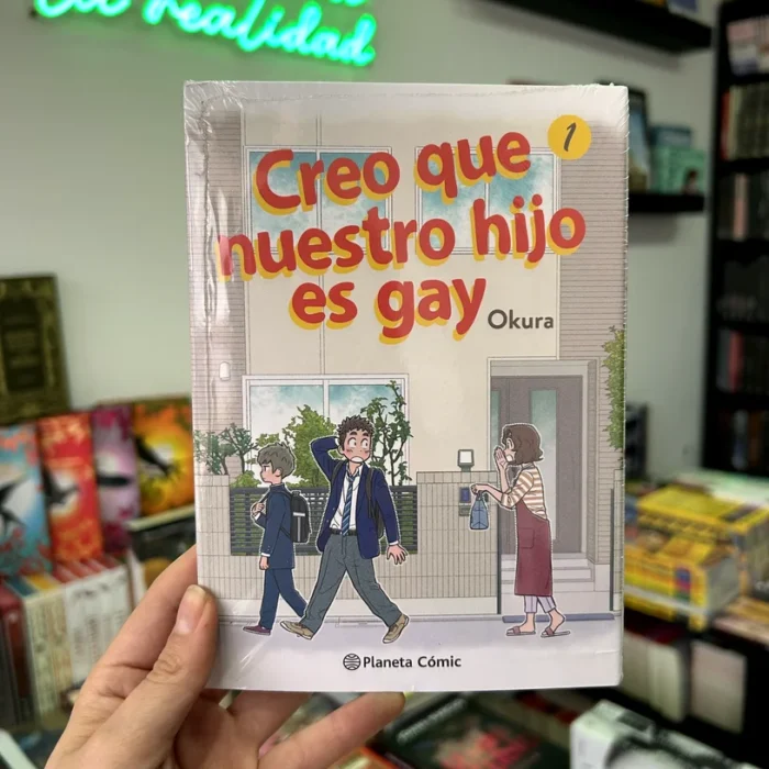 Fotografía de la portada del Manga Creo que nuestro hijo es gay tomo 01 9788411125659