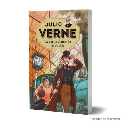 imagen de portada del Libro La vuelta al mundo en 80 días editorial Molino