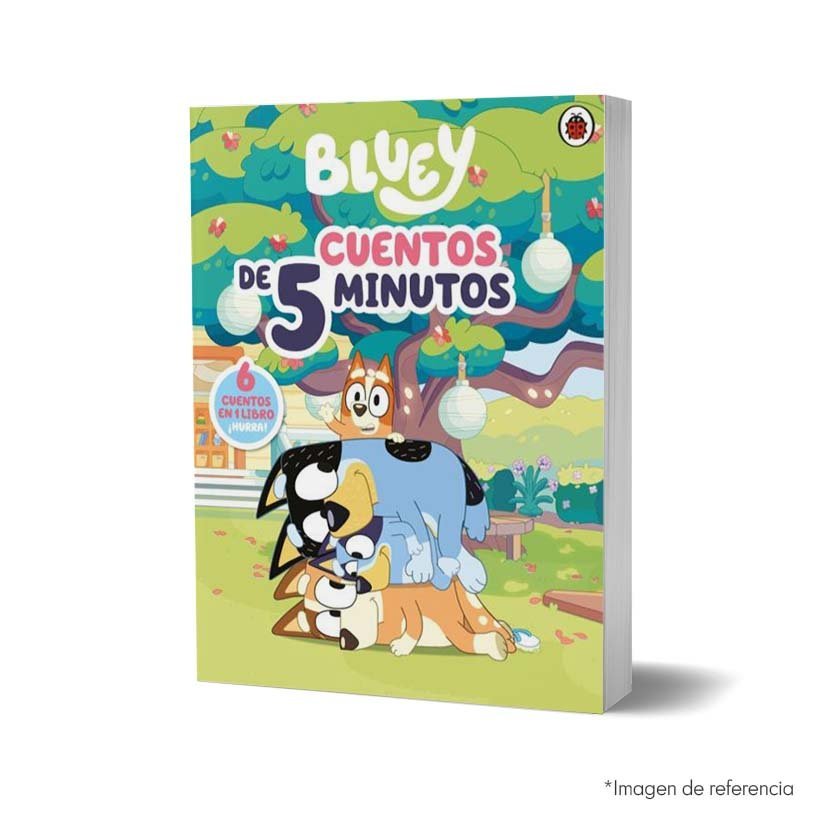 Libro Bluey: Historias de 5 minutos imagen de portada del Libro Bluey: Historias de 5 minutos