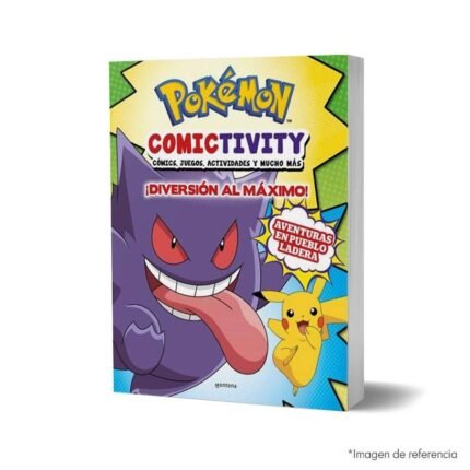 imagen de portada del Libro de actividades Pokémon comictivity