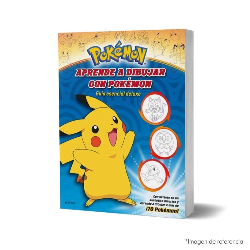 Libro Pokémon: aprende a dibujar con Pokémon DX imagen de portada del Libro Pokémon: aprende a dibujar con Pokémon DX